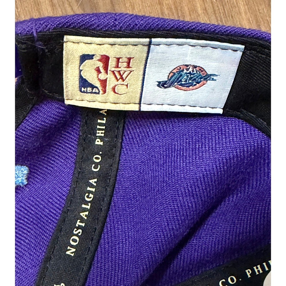 Mitchell & Ness Utah Jazz NBA Big Face Callout HWC Snapback Hat Purple - Picture 7 of 8
